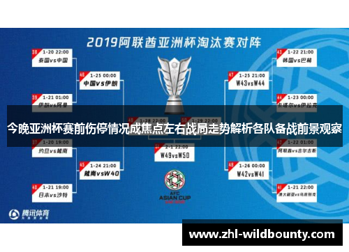 今晚亚洲杯赛前伤停情况成焦点左右战局走势解析各队备战前景观察 今晚亚洲杯赛前伤停情况成焦点左右战局走势解析各队备战前景观察